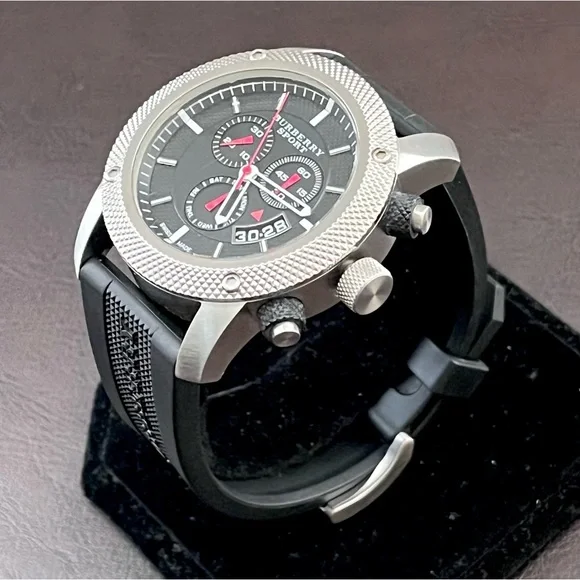 Burberry Sport Chronograph Mens Watch BU7700 Swiss Quartz Movement - Picture 4 of 16